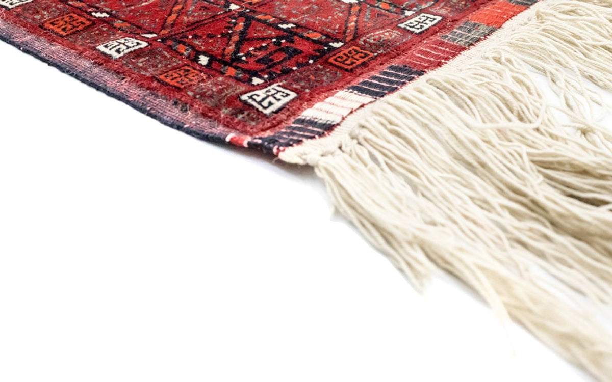 Tapis afghan - Boukhara - 225 x 172 cm - rouge