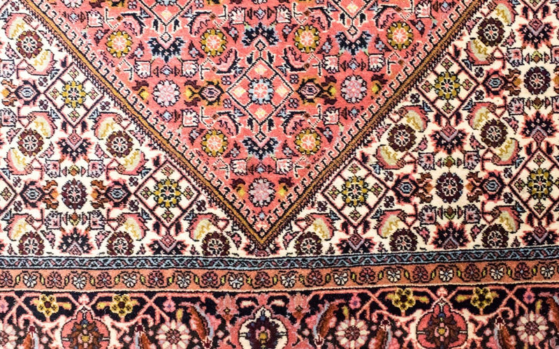 Tapis persan - Bidjar - 255 x 170 cm - rouge clair