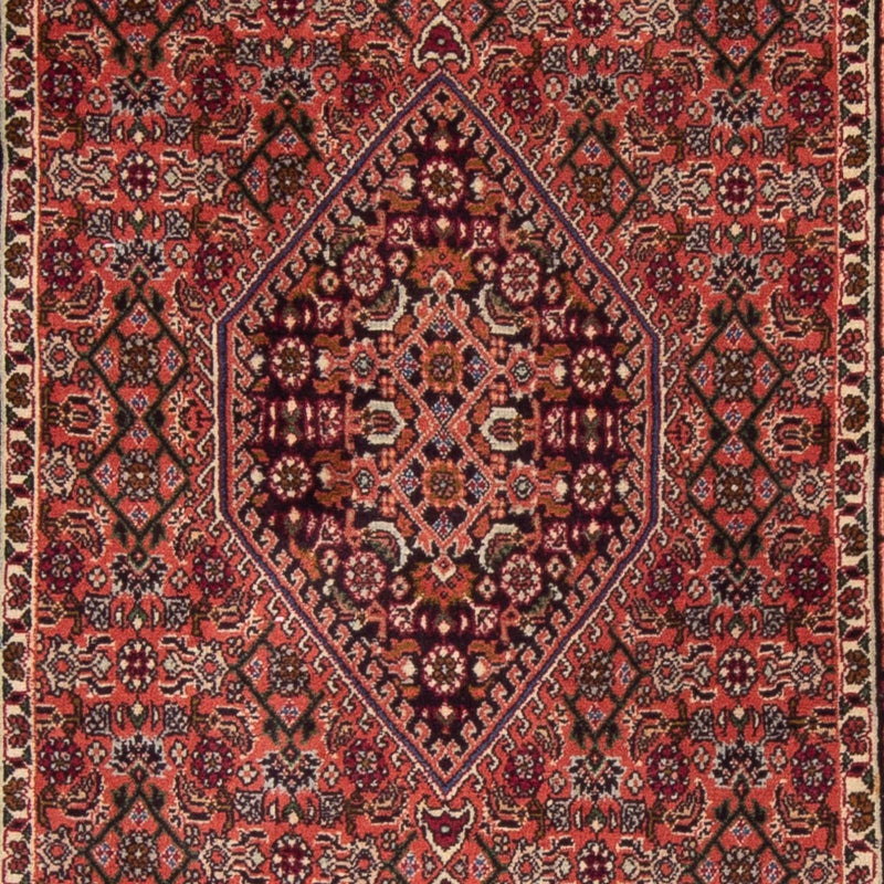 Tapis de couloir Tapis persan - Bidjar - 205 x 76 cm - bleu foncé