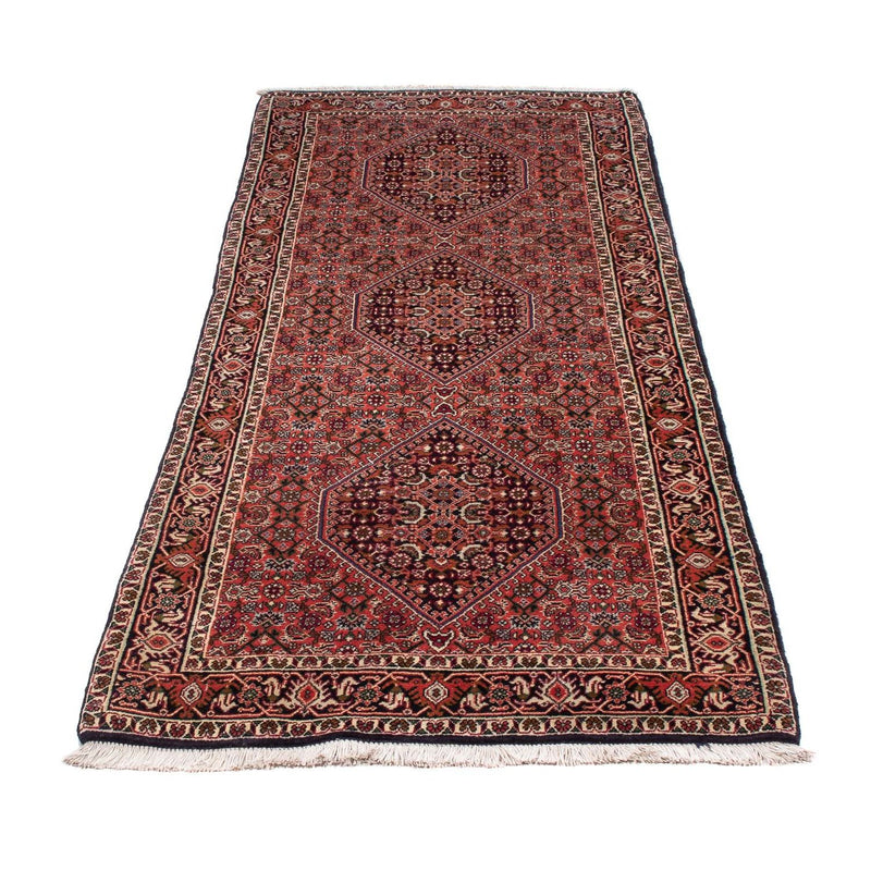 Tapis de couloir Tapis persan - Bidjar - 205 x 76 cm - bleu foncé