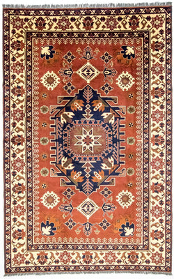 Tapis afghan - Hatschlu - 313 x 203 cm - rouille