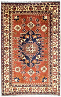 Tapis afghan - Hatschlu - 313 x 203 cm - rouille