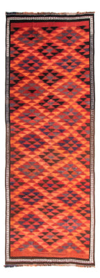 Tapis de couloir Tapis Kelim - Vieux - 365 x 148 cm - multicolore