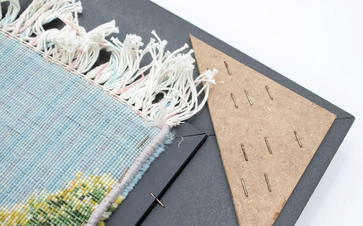 Tapisserie carré  - 116 x 95 cm - multicolore