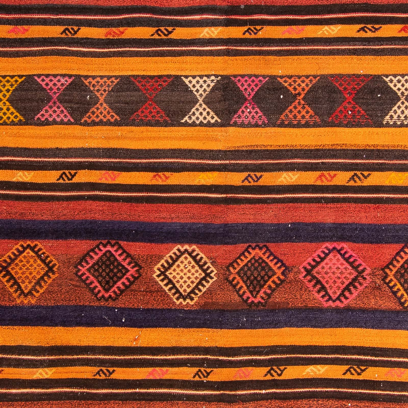 Tapis de couloir Tapis Kelim - Vieux - 340 x 170 cm - multicolore