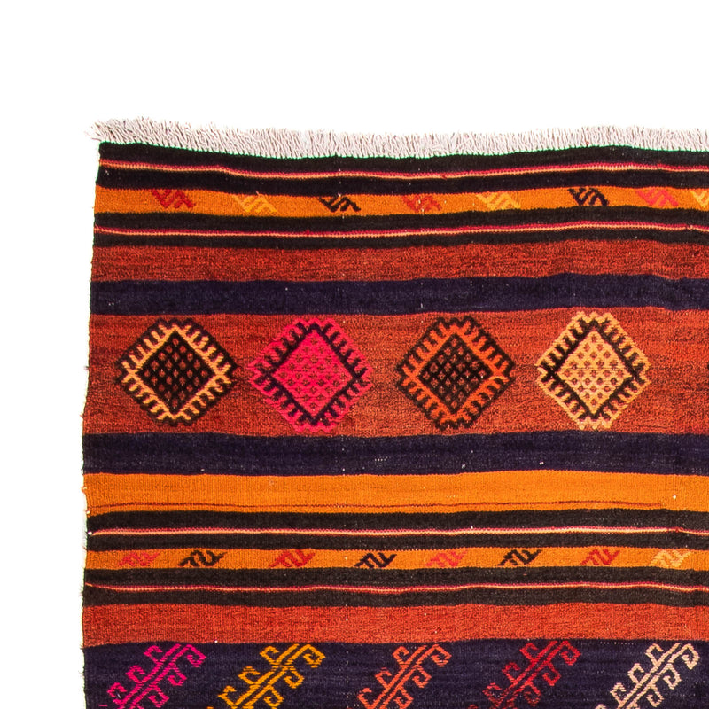 Tapis de couloir Tapis Kelim - Vieux - 340 x 170 cm - multicolore