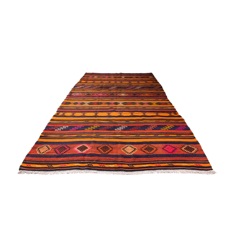 Tapis de couloir Tapis Kelim - Vieux - 340 x 170 cm - multicolore