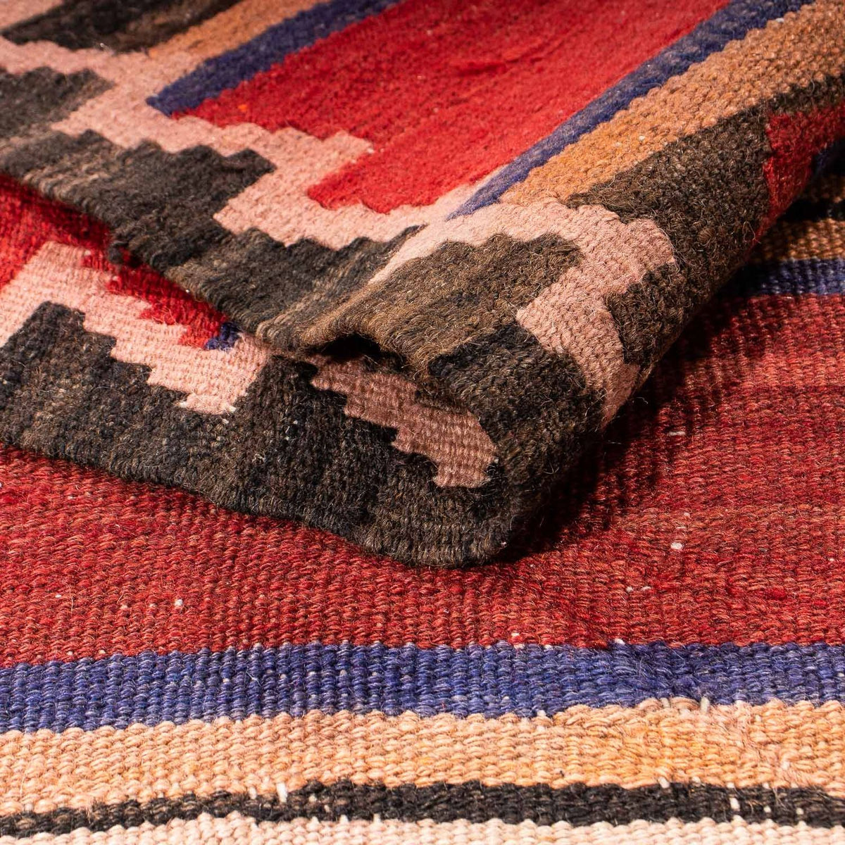 Tapis Kelim - Vieux - 265 x 141 cm - multicolore