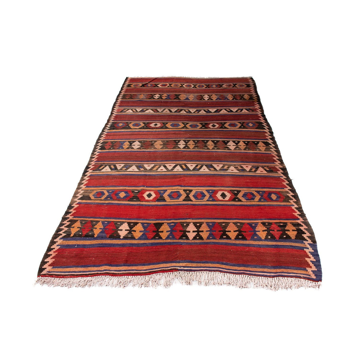Tapis Kelim - Vieux - 265 x 141 cm - multicolore