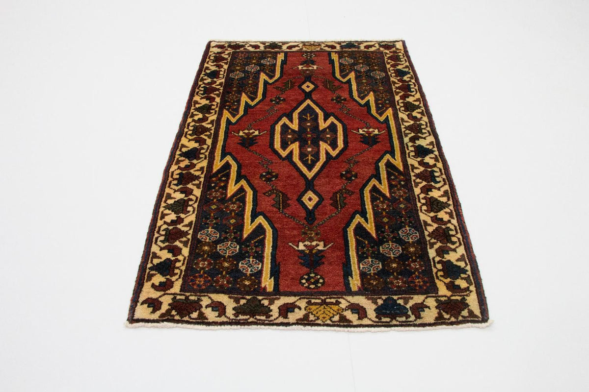 Tapis persan - Nomadic - 135 x 85 cm - rouge