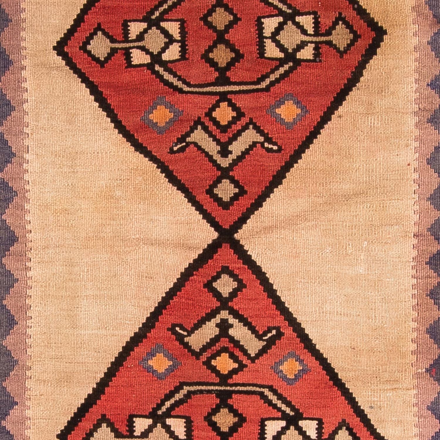 Tapis de couloir Tapis Kelim - Vieux - 360 x 155 cm - multicolore