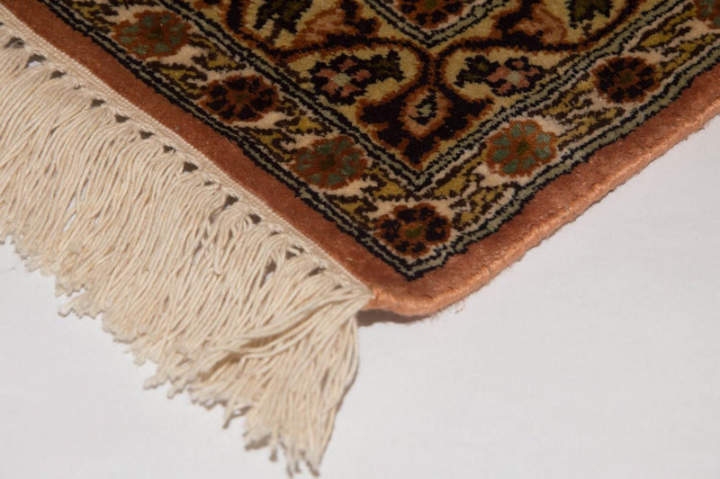 Tapis de couloir Tapis en soie - Soie du Cachemire - 316 x 77 cm - multicolore