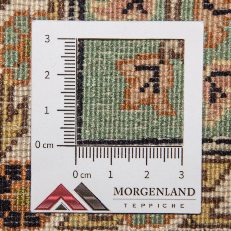 Tapis de couloir Tapis en soie - Soie du Cachemire - 316 x 77 cm - multicolore