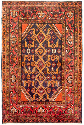 Tapis persan - Nomadic - 183 x 110 cm - orange