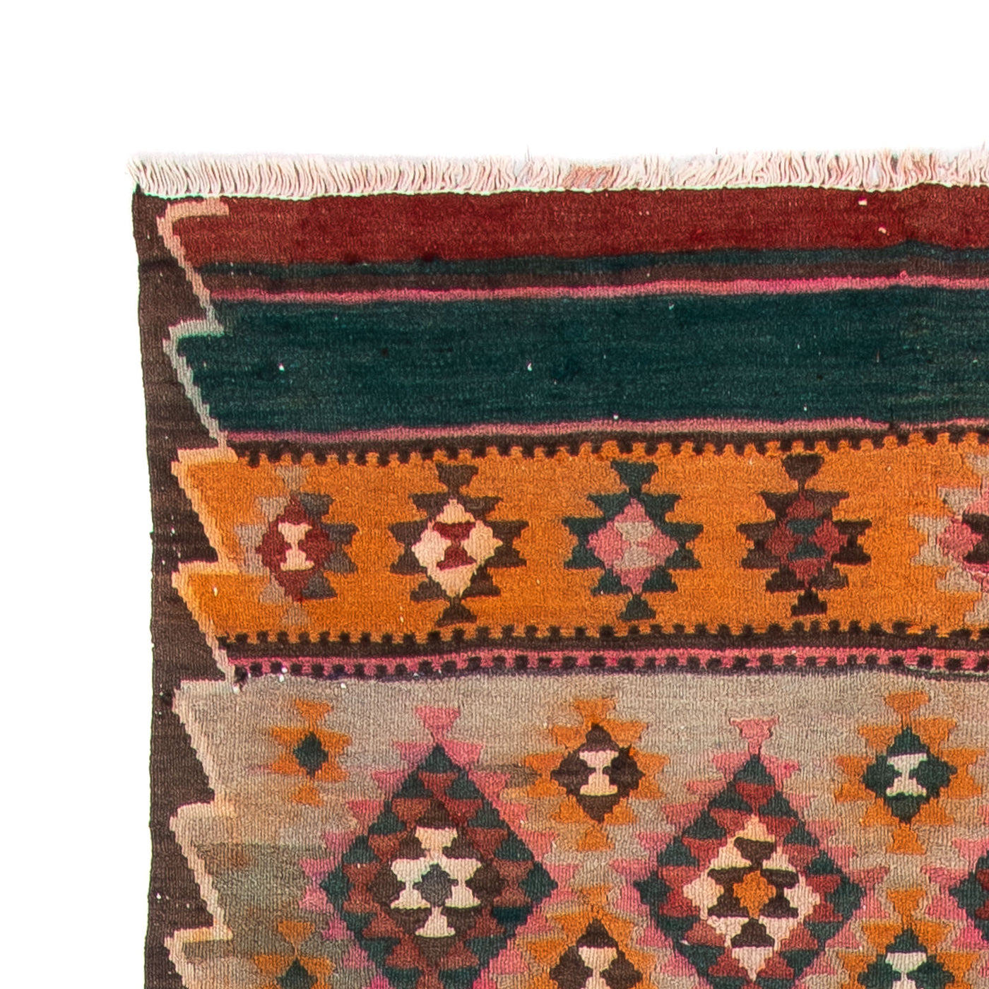 Kilim ancien Tapis 370x145cm
