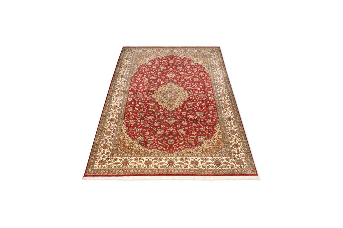 Tapis en soie - Soie du Cachemire - 245 x 170 cm - rouge