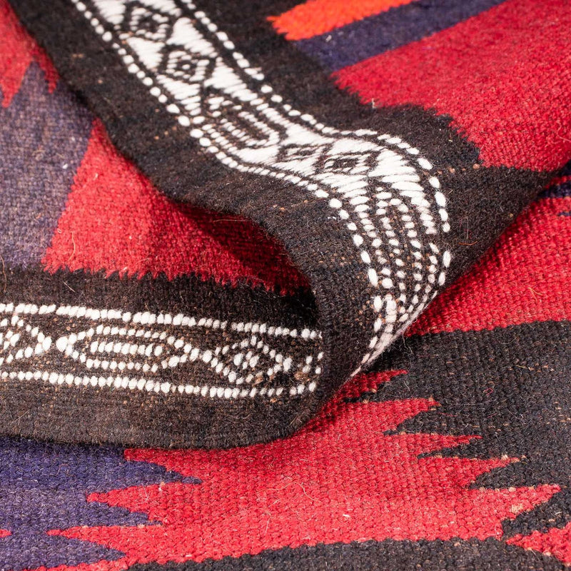 Tapis de couloir Tapis Kelim - Vieux - 280 x 145 cm - multicolore
