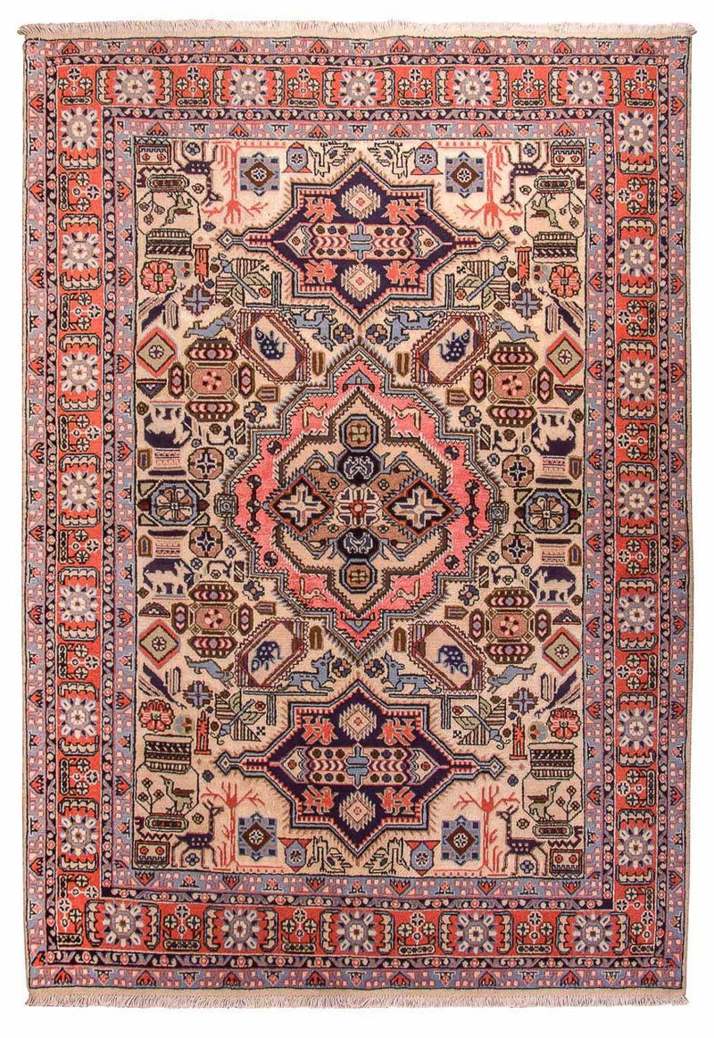 Tapis persan - Nomadic - 200 x 137 cm - rose