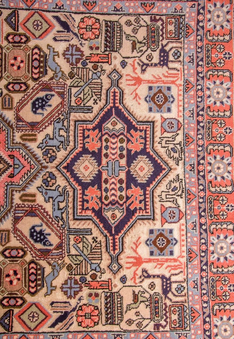 Tapis persan - Nomadic - 200 x 137 cm - rose