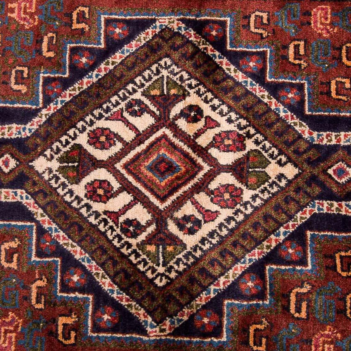 Tapis persan - Nomadic - 192 x 128 cm - multicolore