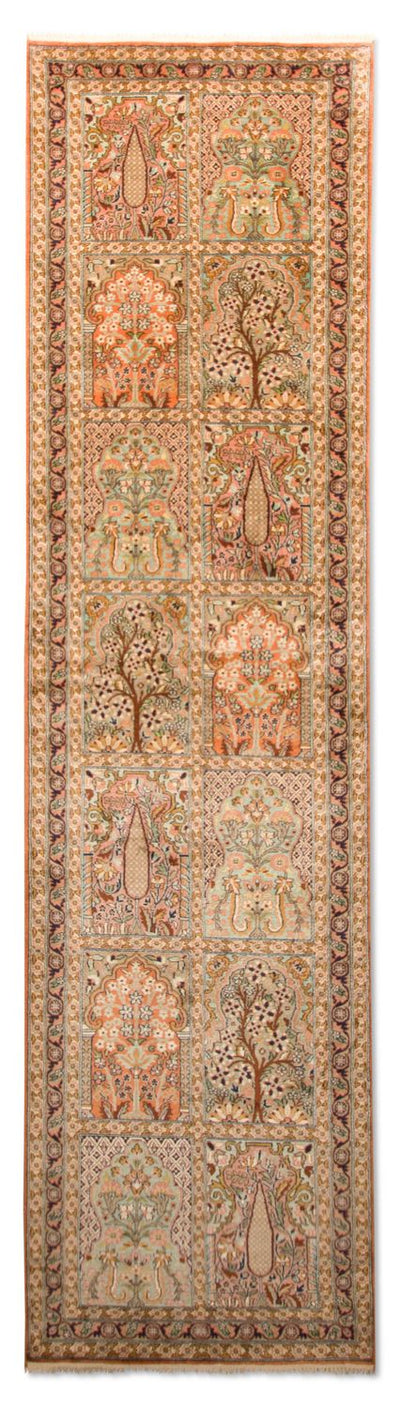 Tapis en soie du Cachemire Tapis 80x305cm - Tapis oriental