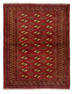 Tapis Turkaman - 123 x 95 cm - rouge