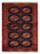 Tapis Turkaman - 134 x 99 cm - bleu foncé