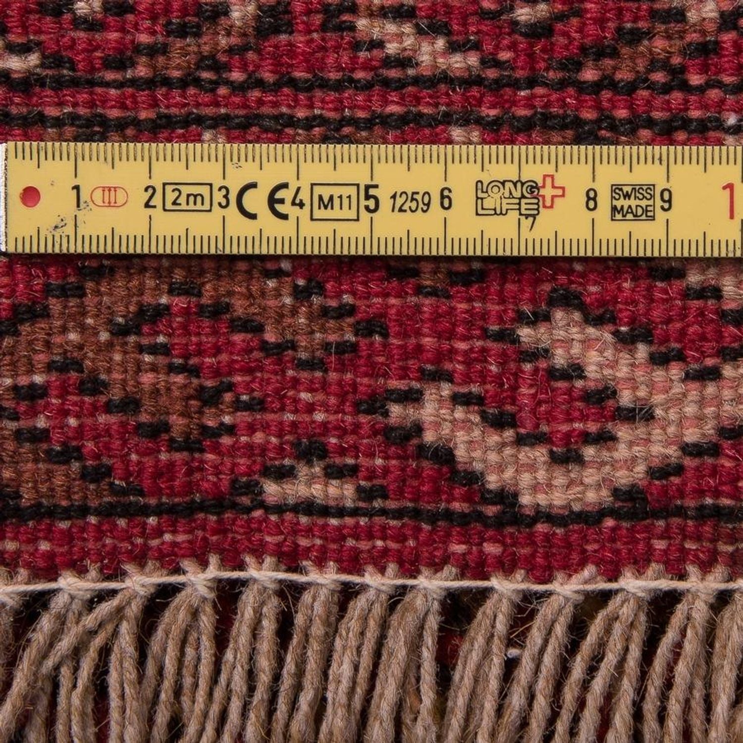 Tapis Turkaman - 134 x 99 cm - bleu foncé