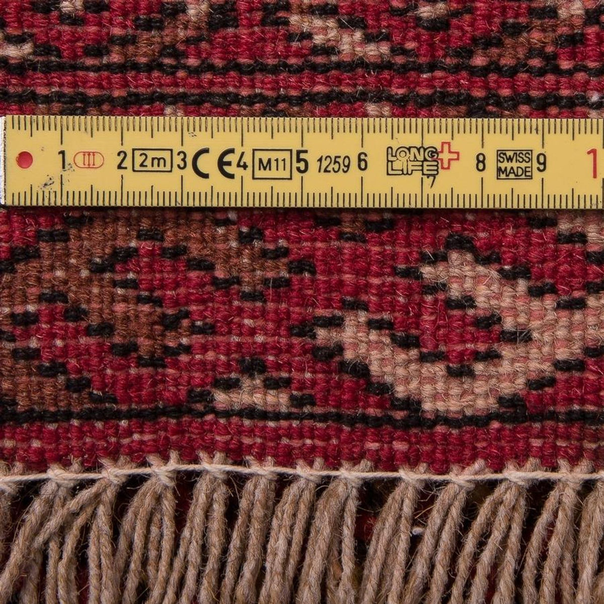 Tapis Turkaman - 134 x 99 cm - bleu foncé