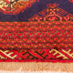 Tapis Turkaman - 135 x 103 cm - bleu foncé