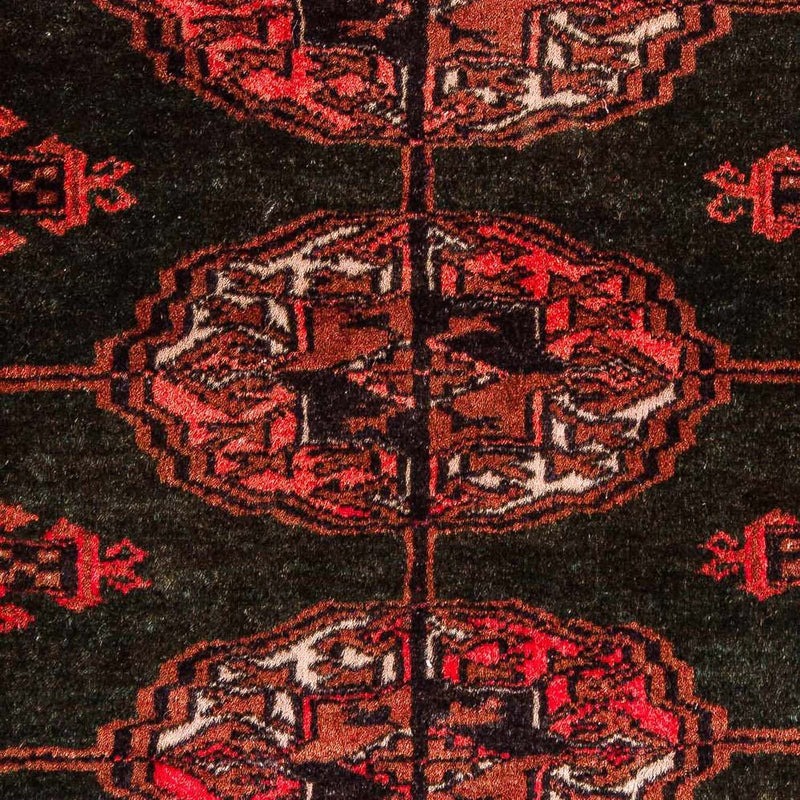 Tapis Turkaman - 142 x 92 cm - bleu foncé