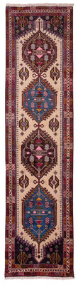 Tapis de couloir Tapis persan - Nomadic - 294 x 76 cm - beige