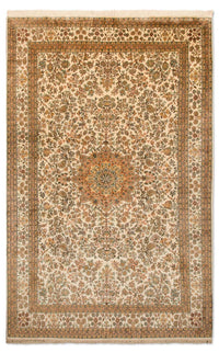 Tapis en soie - Soie du Cachemire - 295 x 173 cm - beige