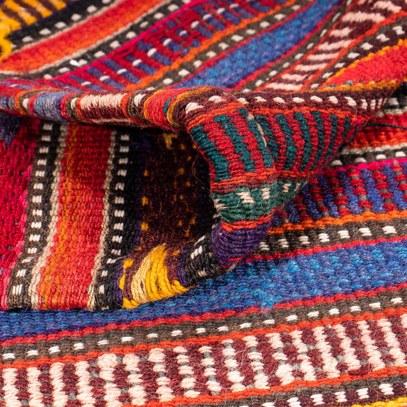 Tapis Kelim - Vieux carré  - 185 x 180 cm - multicolore