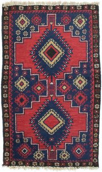 Tapis Belutsch - 128 x 81 cm - rouge
