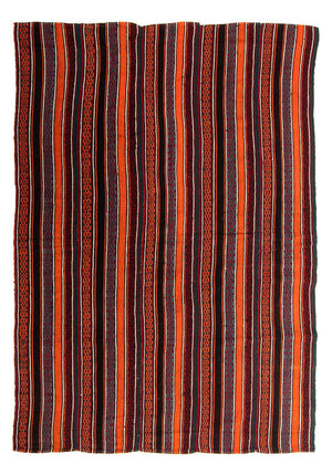 Tapis Kelim - Vieux - 220 x 155 cm - multicolore