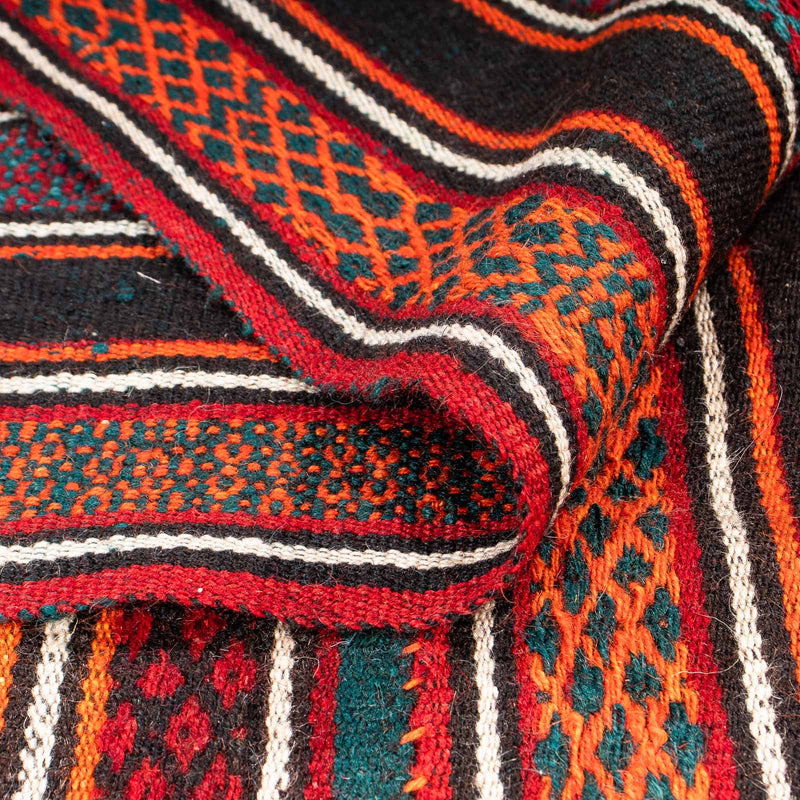 Tapis Kelim - Vieux - 220 x 155 cm - multicolore