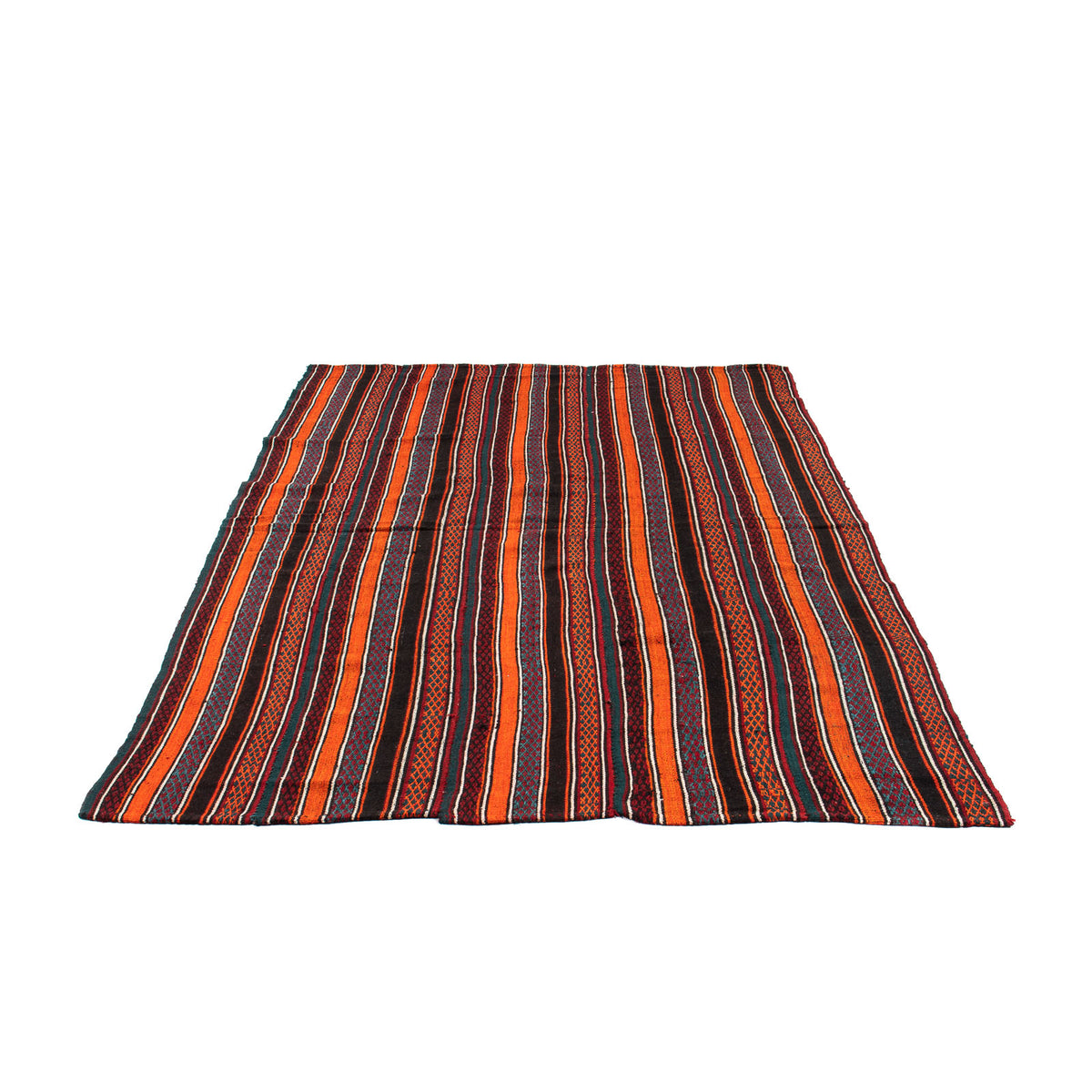 Tapis Kelim - Vieux - 220 x 155 cm - multicolore