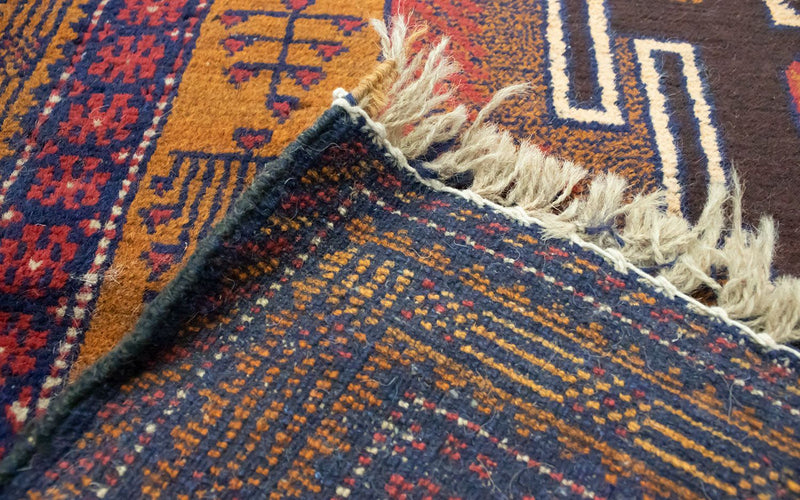 Tapis Belutsch - 143 x 82 cm - multicolore