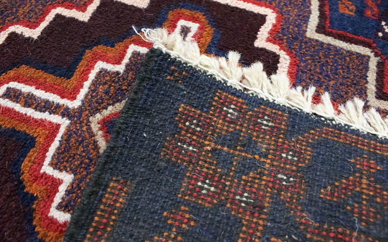 Tapis Belutsch - 134 x 79 cm - bleu