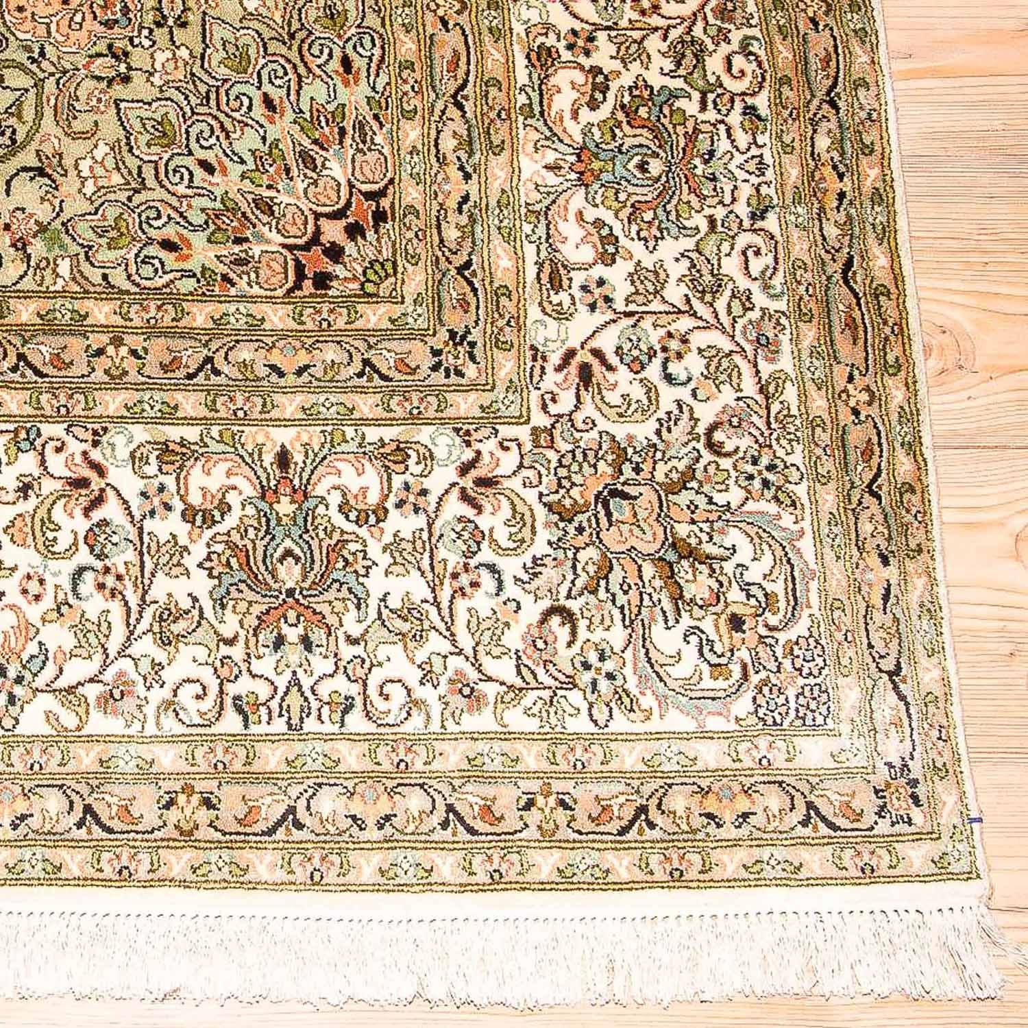 Tapis en soie - Soie du Cachemire - 314 x 213 cm - beige