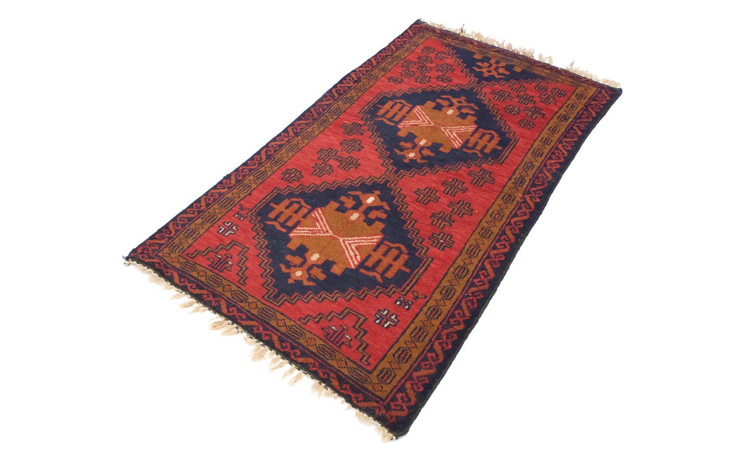 Tapis Belutsch - 129 x 74 cm - rouge