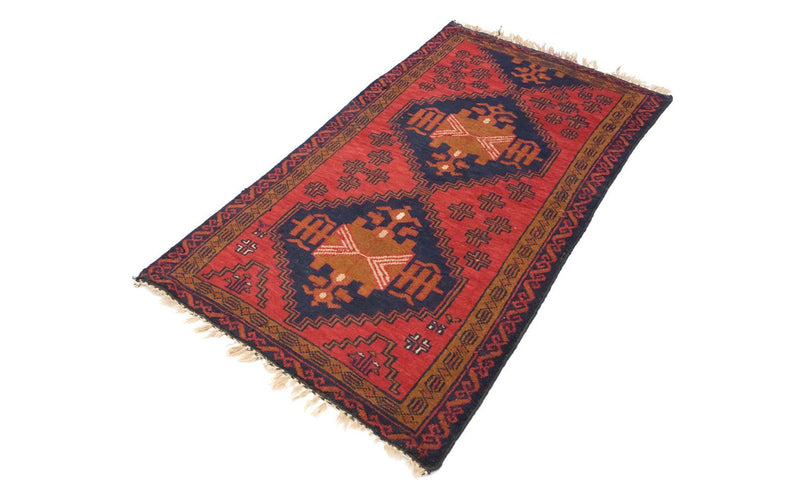 Tapis Belutsch - 129 x 74 cm - rouge