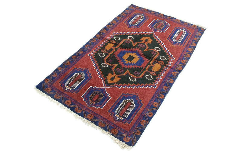 Tapis Belutsch - 135 x 81 cm - bleu