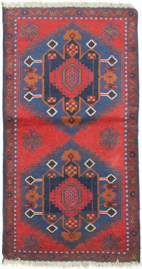 Tapis Belutsch - 152 x 85 cm - rouge