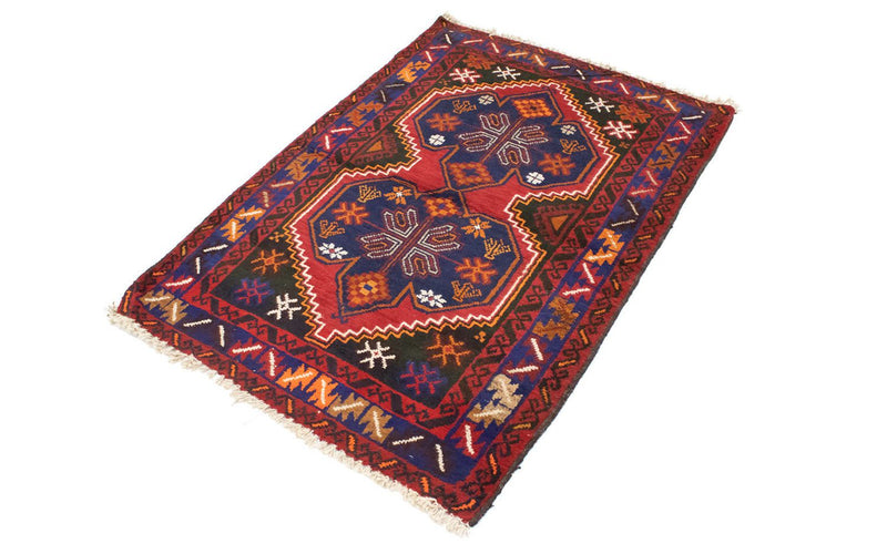 Tapis Belutsch - 130 x 88 cm - rouge