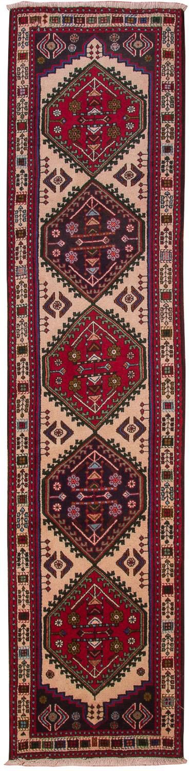 Tapis de couloir Tapis persan - Nomadic - 290 x 70 cm - beige