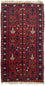 Tapis Belutsch - 130 x 74 cm - rouge