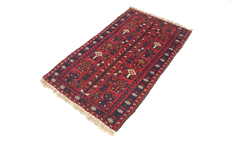 Tapis Belutsch - 130 x 74 cm - rouge