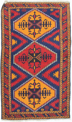 Tapis Belutsch - 138 x 85 cm - bleu